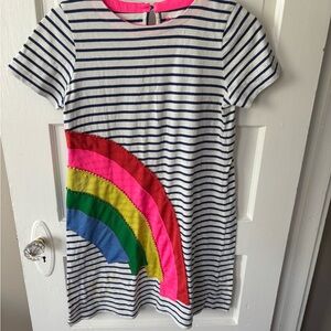 Mini Boden Black and White Raglan Sundress